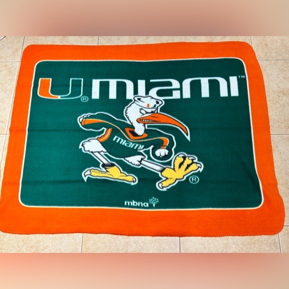 U.M. Other - University of Miami Fleece Blanket.
